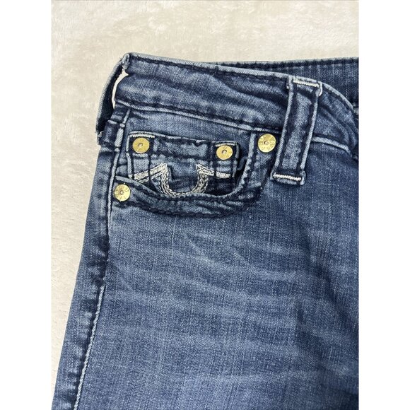 True Religion Womens Jeans Size 30 X 30 Super Skinny Blue Denim Blue - Picture 4 of 11
